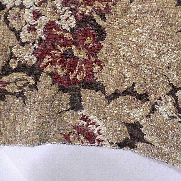 Source Unknown | 27 x 27 inches | Floral Tapestry Accent Piece - Picture 10 of 16